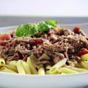 Pork Ragu Over Penne