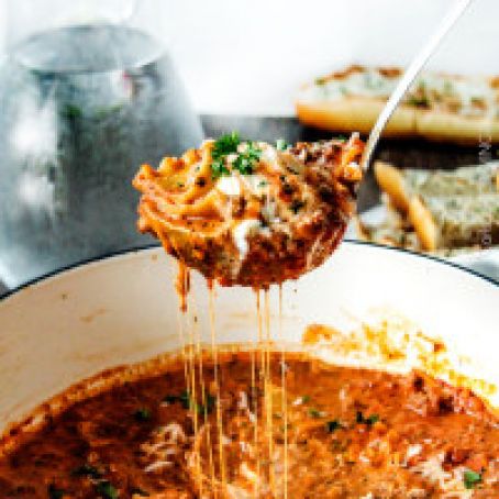 One Pot Lasagna Soup