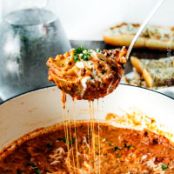 One Pot Lasagna Soup