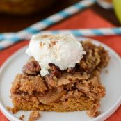Spiced Pumpkin Apple Dump Cake