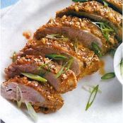 Peanut-Crusted Pork Tenderloin