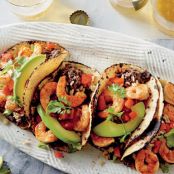 Shrimp and Black Bean Tacos