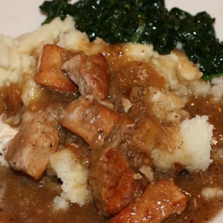 Slow Cooker Pork a la Normande