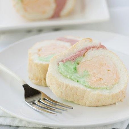 Rainbow Sherbet Roll