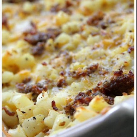 Cheesy Potato Breakfast Casserole