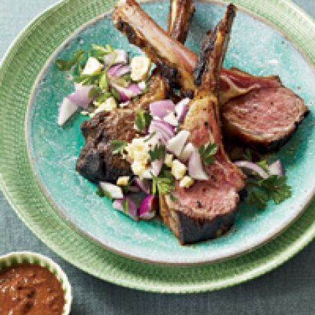 Rack of Lamb with Pasilla Chiles