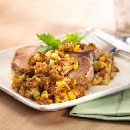 Helen McCoy's Pork Chops and Stuffing