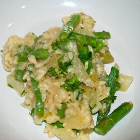 Risotto con Asparagi e Finocchio