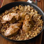 French Onion-Pork Chop Skillet