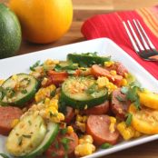 Sausage and Summer Squash Skillet