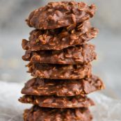 Peanut Butter-Chocolate No-Bake Cookies