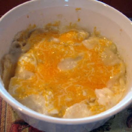 Cheesy Sliced Potatoes