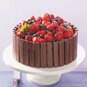 Chocolate Fruit Basket Cake Recipe