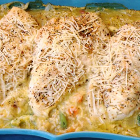 Skinny Rosemary Chicken and Brown Rice