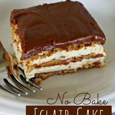 No Bake Eclair Cake