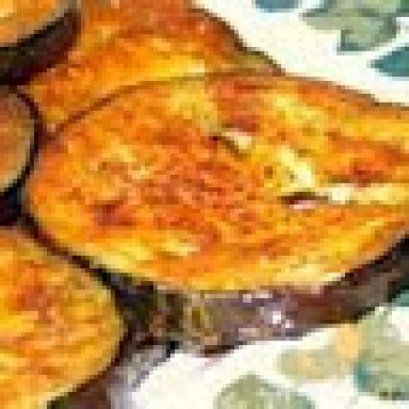 Breaded eggplant