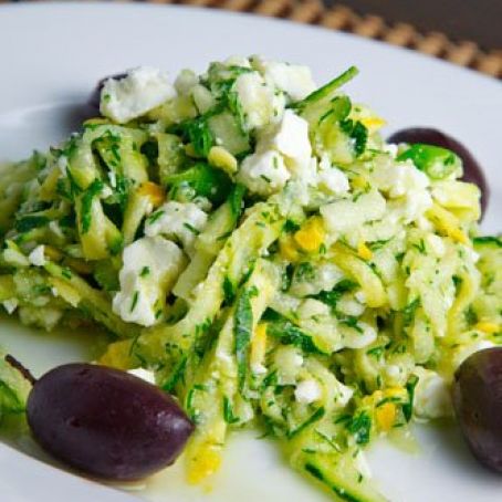 Greek Style Zucchini Salad
