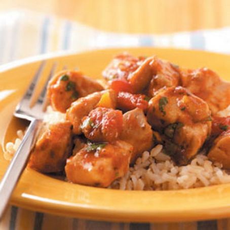 Salsa Orange Chicken Skillet
