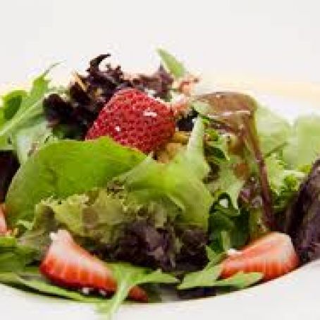 Green Salad with Strawberry Balsamic Vinaigrette