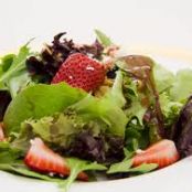 Green Salad with Strawberry Balsamic Vinaigrette
