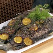 Sea Bass, Rosemary and Lime Roasted  with Mediterranean Salsa