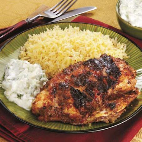 Indian Spiced Grilled Chicken Thighs