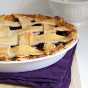 Blueberry Apple Pie with Rosemary