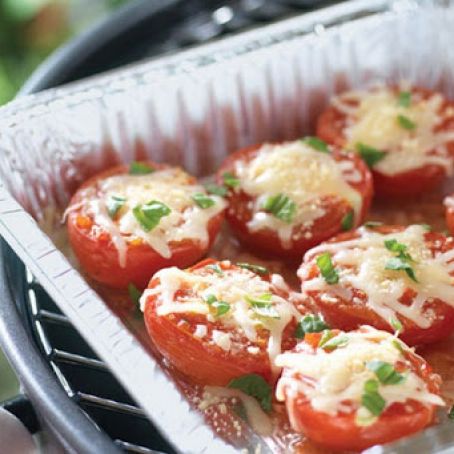 Cheese-Topped Grilled Tomatoes