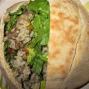 Beefy Rice Salad Sandwiches