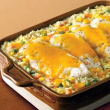 Campbell's® Cheesy Chicken and Rice Casserole