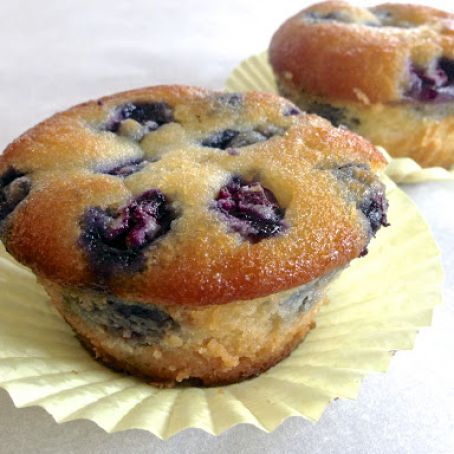Paleo Healthy Blueberry Muffins