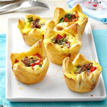 Quiche Pastry Cups Recipe