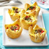 Quiche Pastry Cups Recipe