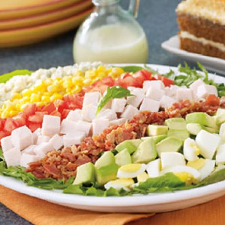 Cobb Salad with Honey Lime Dressing