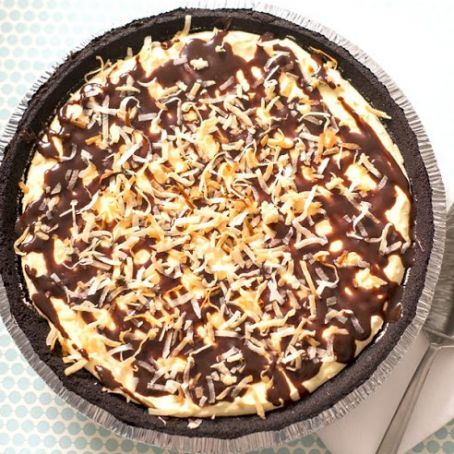 15-Minute Coconut Cream Candy Bar Pie