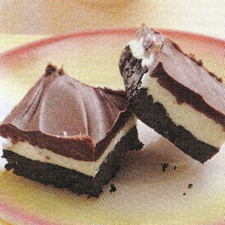 No-Bake After-Dinner Mint Bars