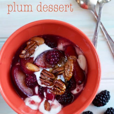 Plum Dessert