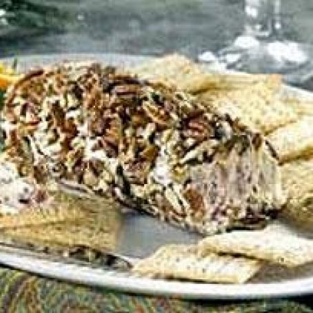 Cranberry and Pecan Cheese Log