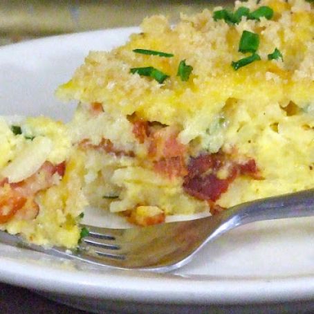 Overnight Breakfast Pie