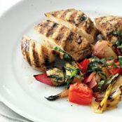 GRILLED BREAST w/RATATOUILLE