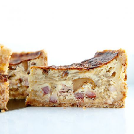 TART - Wild Mushroom, Smoked Bacon & Comté Quiche