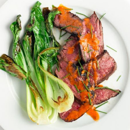 Ginger-Marinated Hanger Steak