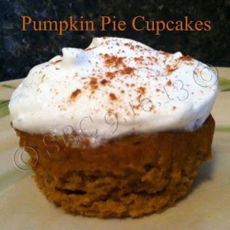Pumpkin Pie Cupcakes