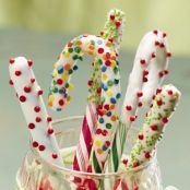 Candy Cane Wands