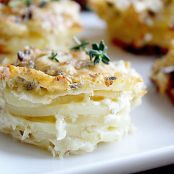 Parmesan Scalloped Potato Stacks