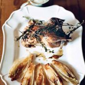 Jean-Georges' Herb-Roasted Pheasants with Endives and Horseradish Puree