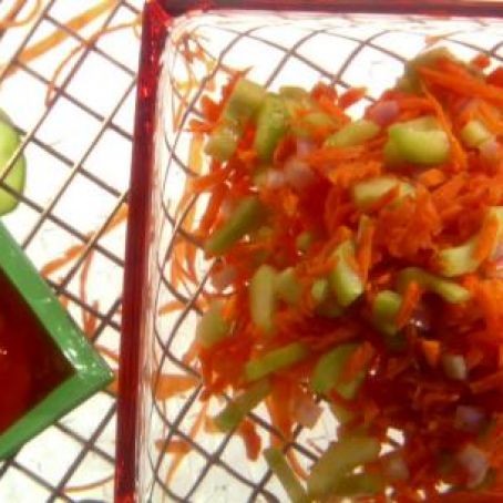 Fresh Cucumber Carrot Salad (Melissa D'Arabian)