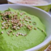 Raw Vegan Edamame Spinach Dip