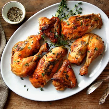 Crispy Roasted Chicken-  Al Roker/Judy Rogers Recipe
