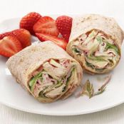Ham, Swiss and Apple Wraps